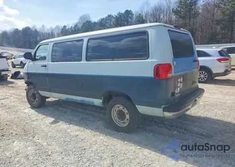1998 Dodge Ram Wagon B2500 из США, поврежденный, VIN 2B4JB25Y5WK137724